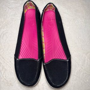 Crocs Melbourne ll Black Loafers slip on Short Vamp